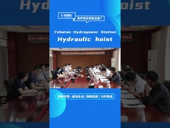 aceitação bem-sucedida de elevadores hidráulicos e cilindros hidráulicos